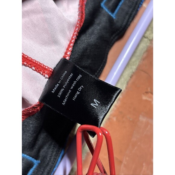 Born Primitive Shorts Athletic Sports Active Red/Blue Stretch Waist Mens Sz Med - Picture 7 of 7